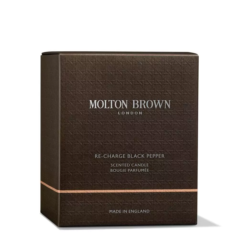 Molton Brown Re-Charge Black Pepper Signature Scented Candle Single Wick 190g
